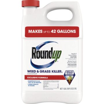 Roundup 1 Gal. Exclusive Formula Concentrate Weed & Grass Killer