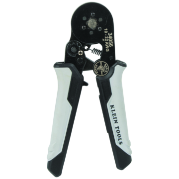 Klein Tools Ratcheting Ferrule Hex Crimper, 10 to 22 AWG Wire