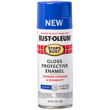 Stops Rust® Spray Paint and Rust Prevention - Protective Enamel Spray Paint - 12 oz. Spray - Cobalt Blue