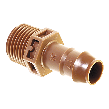 Adapter for 1/2 in. Male Pipe Thread to Drip Tubing