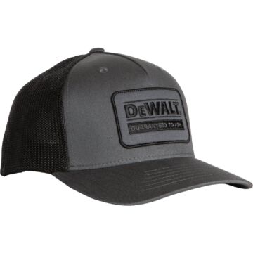DEWALT Oakdale Gray Patch & Black Mesh Trucker Hat
