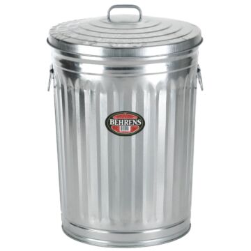 Behrens 20 Gal. Silver Trash Can with Lid
