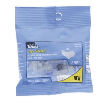 Ideal Industries 24-12 AWG 600 V Push-In Lever Wire Connector