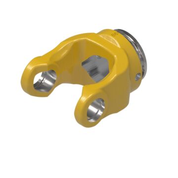 Weasler AB6 series yoke with 45 mm trilobe bore and roll pin connection