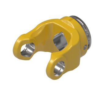 Weasler AW19 series yoke with 39 mm lemon bore and roll pin connection