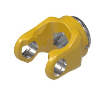 Weasler AW36 series yoke with 51 mm star bore and roll pin connection