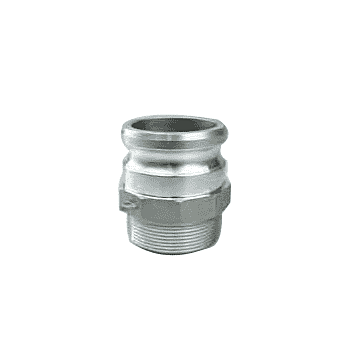 3 in Male Coupler x Male Coupler Npt Connection Type Aluminum Type F Cam and Groove Coupling