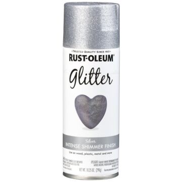 Rust-Oleum Specialty Spray Paint (Glitter - Silver) 10.25 oz