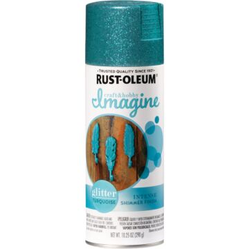Rust-Oleum 10.25 Oz. Turquoise Glitter Spray Paint
