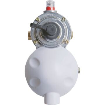 MR. HEATER 1/4 In. FPI x 3/8 In. FPO Dual Stage Auto-Changeover Low-Pressure Regulator