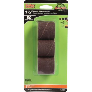 Gator Blade 1-1/2 In. x 1-1/2 In. 80 Grit Drum Sander Refills (3-Pack)