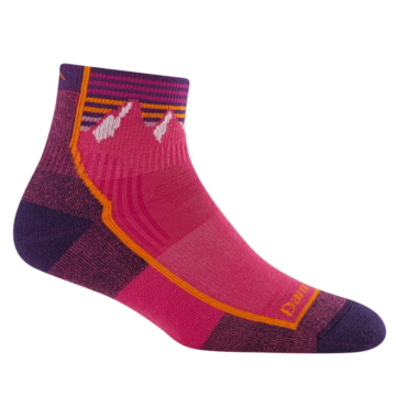 Kids Quest Quarter Lightweight Hiking Socks (Mountain Berry)