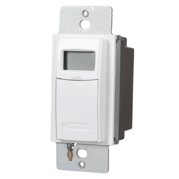 Intermatic 7-Day Heavy-Duty Programmable Timer, 120-277 VAC, 15A, White