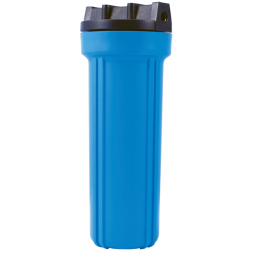 10 In Blue Housing And Black Pr Cap With 3/4 In Port And Pressure Relief Valve