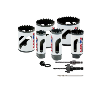 Lenox LENOX 30808-600P Bi-Metal Speed Slot Hole Saw With T3 Technology, Plumber'S Kit, 10 Piece