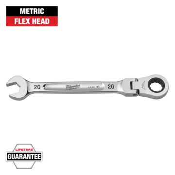 Milwaukee 20mm Flex Head Ratcheting Combination Wrench