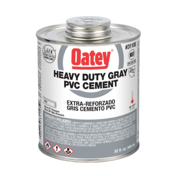 OATEY Oatey® 32 oz. PVC Heavy Duty Gray Cement