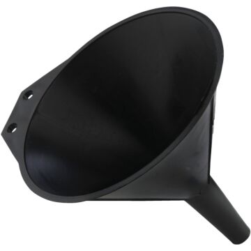 Custom Accessories Polypropylene All-Purpose Funnel (Black) 1/2 pt