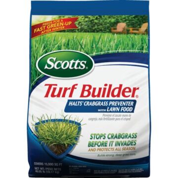 Turf Builder Halts Crabgrass Preventer with Lawn Food