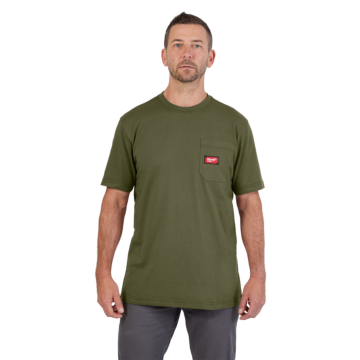 Milwaukee GRIDIRON™ Pocket T-Shirt - Short Sleeve Green