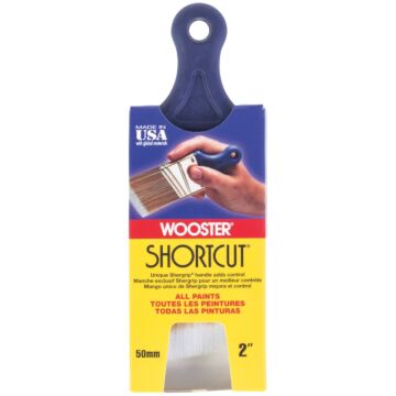WOOSTER Wooster Shortcut 2 In. Angle Sash Short Handle Paint Brush