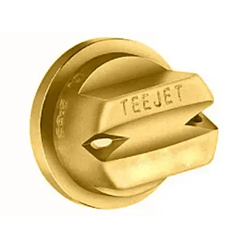 TeeJet Double Outlet Flat Spray Pattern 20 - 40 psi Brass Wide Angle Spray Tip