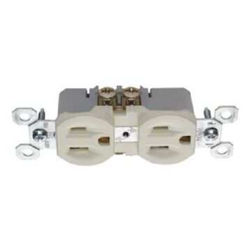 Pass & Seymour Trademaster® TR DUP REC 15A/125V CONT 10PK LA