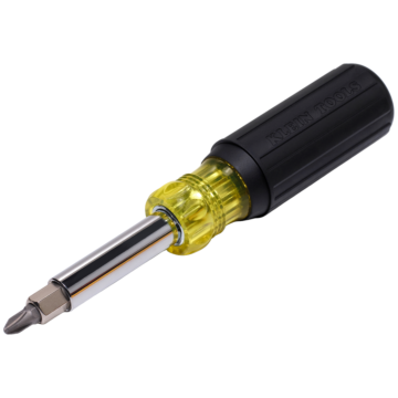 Klein Tools 11-in-1 Multi-Bit Screwdriver/Nut Driver, Phillips, Slotted, Square, TORX®
