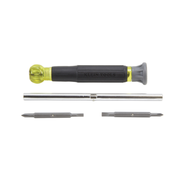 Klein Tools 4-in-1 Multi-Bit Electronics Phillips/Slotted Screwdriver