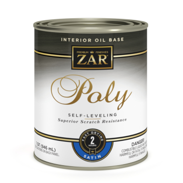 ZAR Interior Oil Base Poly (Satin) 1 qt