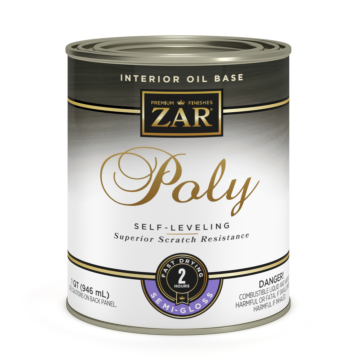 ZAR Interior Oil Base Poly (Semi-Gloss) 1 qt