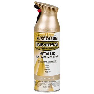 Rust-Oleum Universal Premium Spray Paint - 11 oz - Metallic Gilded Brass