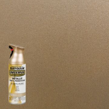 Rust-Oleum Universal Premium Spray Paint (Metallic - Gilded Brass) 11 oz