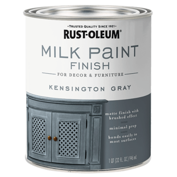 Rust-Oleum Milk Paint Finish (Kensington Gray) 1 qt.