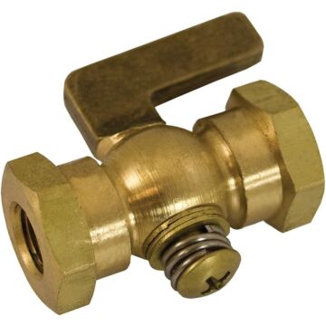 Jones Stephens 1/4 x 1/4 in FNPT x FNPT Tee Round Shoulder Air Cock