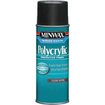Minwax Polycrylic Protective Finish Spray Varnish (Satin) 11.5 oz