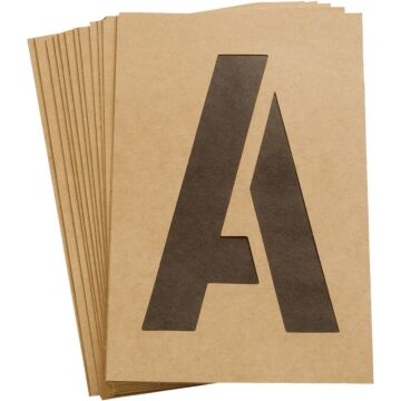 HY-KO Hy-Ko 6 In. Letter, Number & Symbol Stencil Set