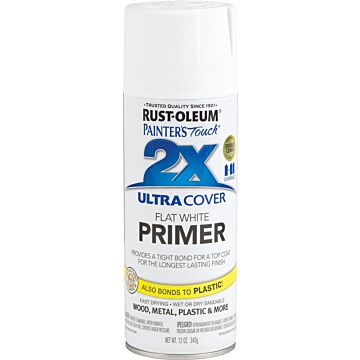 Rust-Oleum Painter's Touch® 2X Ultra Cover® Spray Paint - 12 oz - White Primer