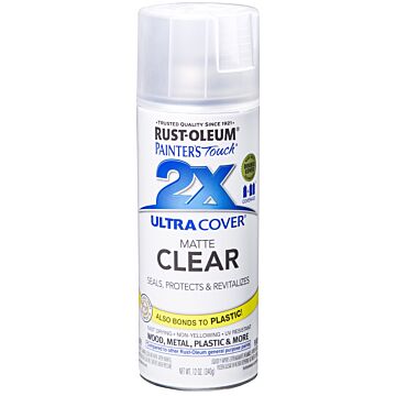 Rust-Oleum Painter's Touch® 2X Ultra Cover® Spray Paint - 12 oz - Matte Clear