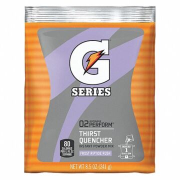 Gatorade® 33665 Riptide Rush 8.5 oz Pouch Thirst Quencher Instant Powder