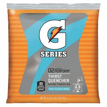 Gatorade® 33677 Glacier Freeze 21 oz Pouch Thirst Quencher Instant Powder