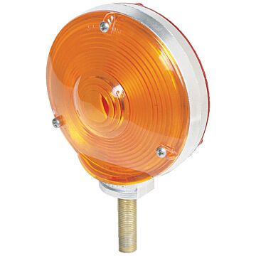 Peterson 12 V Incandescent Red/Amber Round Double-Face Turn Signal Light