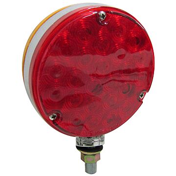 Peterson Double-Face Round Park & Turn Light (Amber/Red) 4 in.