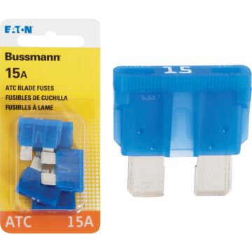Bussmann 15-Amp 32-Volt ATC Blade Automotive Fuse (4-Pack)