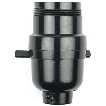 Jandorf 60535 Lamp Socket, 250 V, 660 W, Phenolic Housing Material, Black