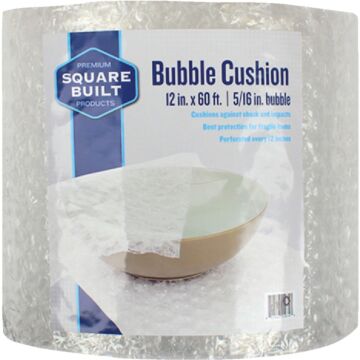 Square Built 12 In. x 60 Ft. x 5/16 In. Thick Bubble Cushion Wrap
