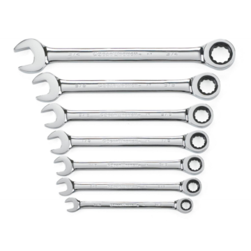 GearWrench 7 Pc. Combination Ratcheting Wrench Set SAE