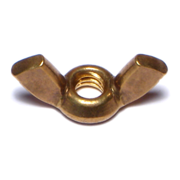 Wing Nut Brass, 10-24