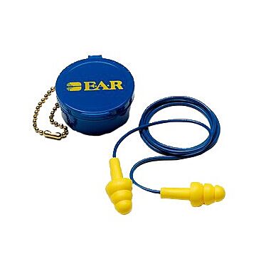 3M E-A-R UltraFit Earplugs 340-4002, Corded, Carrying Case