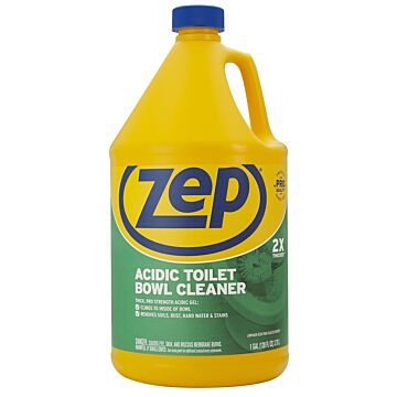 Zep ZUATB128 Toilet Bowl Cleaner, 1 gal, Liquid, Fresh Wintergreen, Mint, Blue